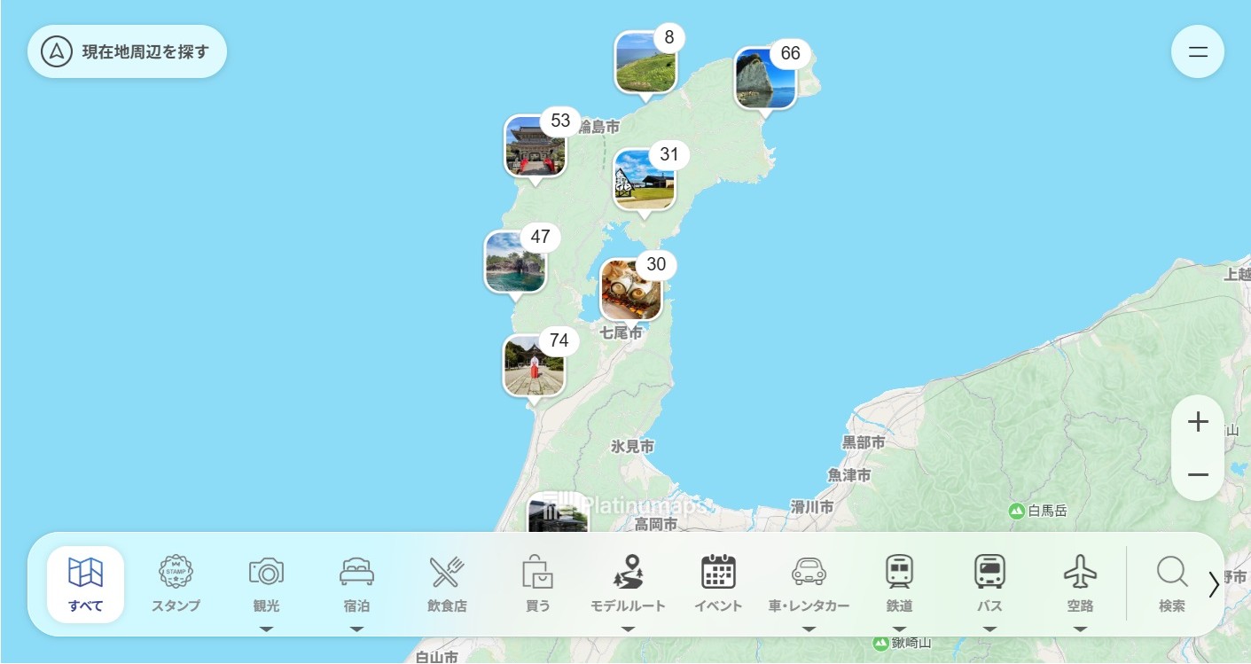 今行ける能登マップ & 能登の観光資源被害状況データ | 北陸物語